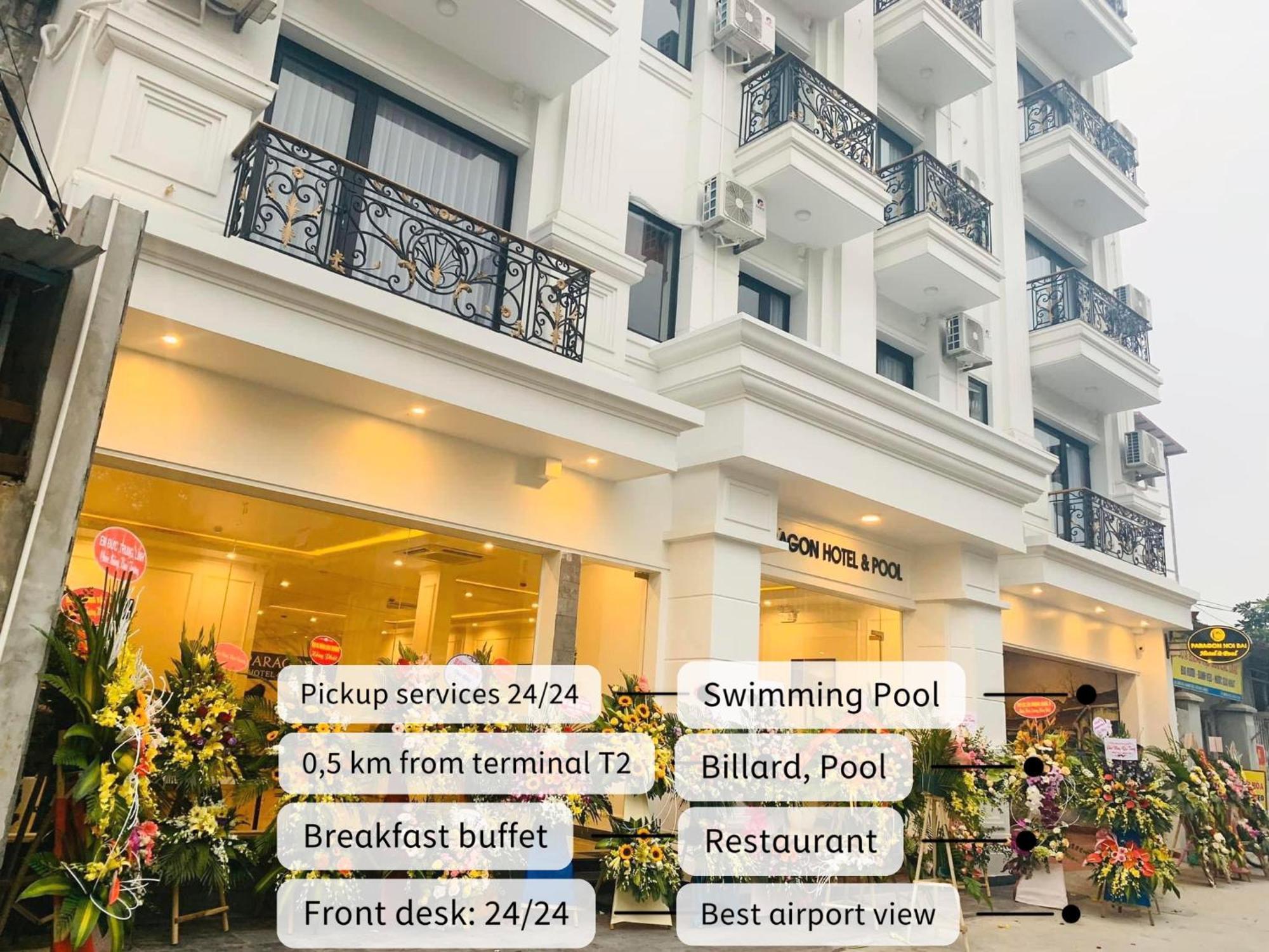 Paragon Noi Bai Hotel & Pool Hanoi Exterior foto
